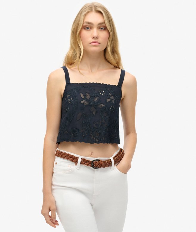 Ibiza broderad cami-top Ibiza broderad cami-top