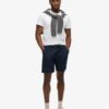 Indigo Bermuda-shorts med prickar