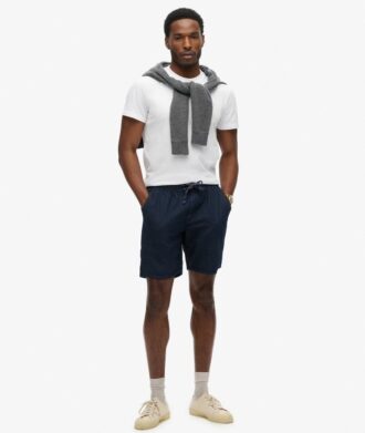 Indigo Bermuda-shorts med prickar
