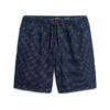 Indigo Bermuda-shorts med prickar