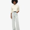 Jeans i Organic Cotton med vida ben Jeans i Organic Cotton med vida ben