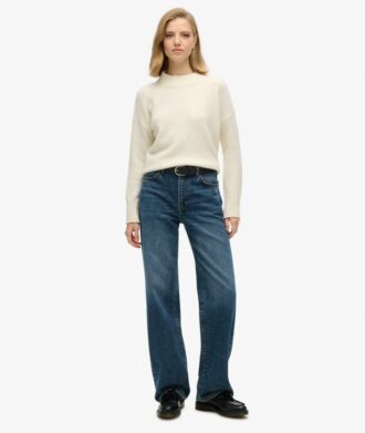 Jeans i Organic Cotton med vida ben
