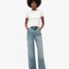 Jeans i Organic Cotton med vida ben Jeans i Organic Cotton med vida ben