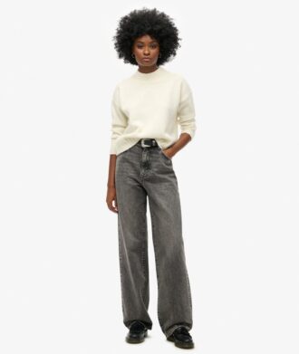 Jeans i Organic Cotton med vida ben