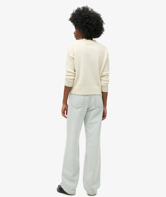 Jeans i Organic Cotton med vida ben Jeans i Organic Cotton med vida ben