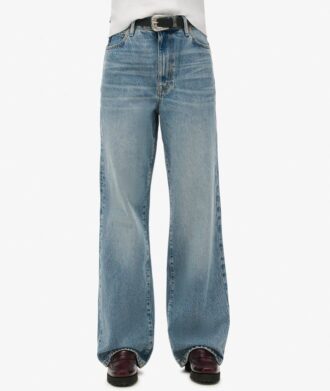Jeans i Organic Cotton med vida ben