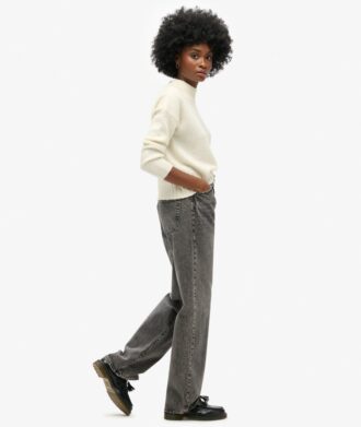Jeans i Organic Cotton med vida ben