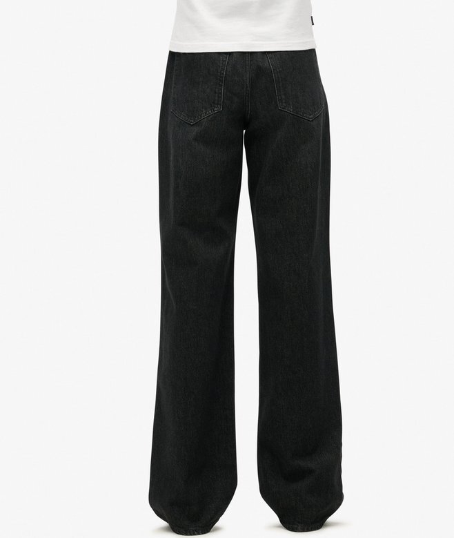 Jeans i Organic Cotton med vida ben Jeans i Organic Cotton med vida ben