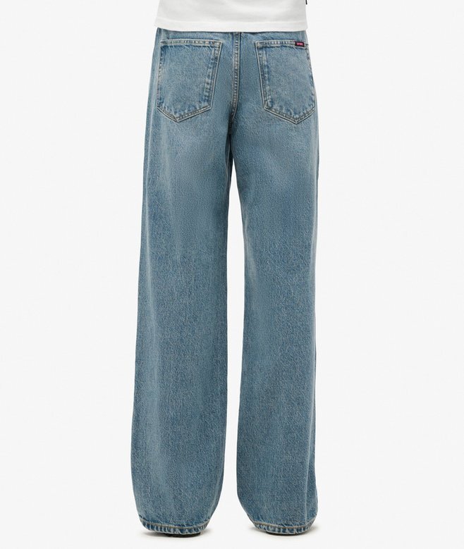 Jeans i Organic Cotton med vida ben Jeans i Organic Cotton med vida ben