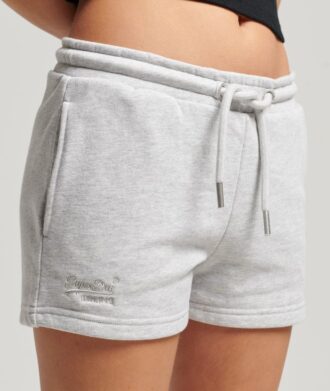 Jersey-shorts med broderad Vintage-logotyp Jersey-shorts med broderad Vintage-logotyp