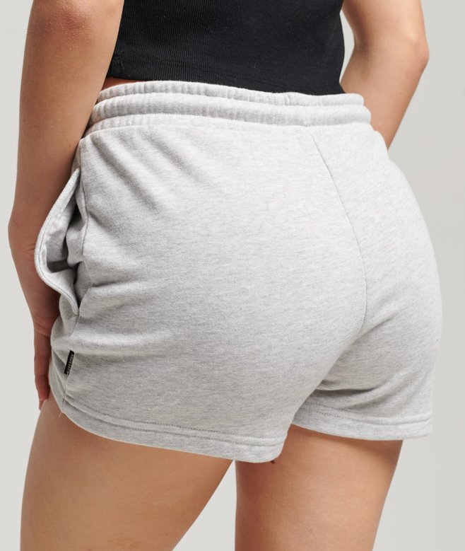 Jersey-shorts med broderad Vintage-logotyp Jersey-shorts med broderad Vintage-logotyp