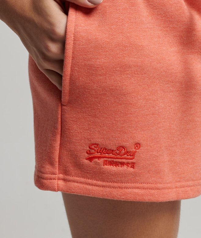 Jersey-shorts med broderad Vintage-logotyp Jersey-shorts med broderad Vintage-logotyp