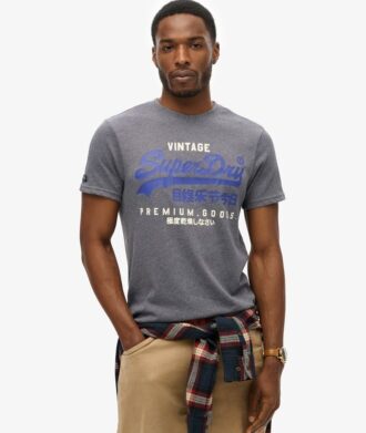 Klassisk Vintage T-shirt med vintage-logotyp