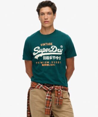 Klassisk Vintage T-shirt med vintage-logotyp
