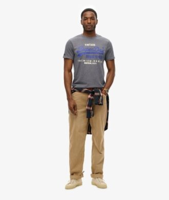 Klassisk Vintage T-shirt med vintage-logotyp