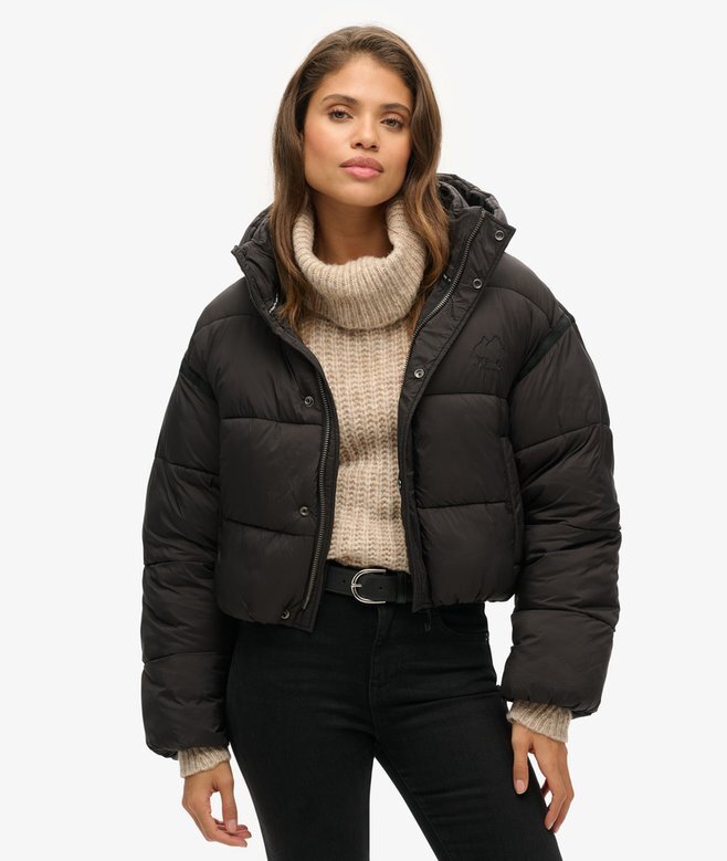 Kort Cocoon-Puffer-jacka Kort Cocoon-Puffer-jacka