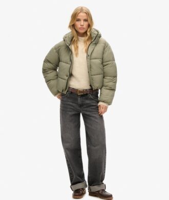 Kort Cocoon-Puffer-jacka Kort Cocoon-Puffer-jacka