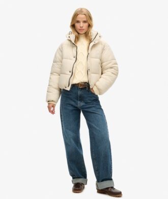 Kort Cocoon-Puffer-jacka Kort Cocoon-Puffer-jacka