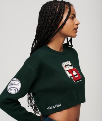 Kort varsity-tröja Kort varsity-tröja