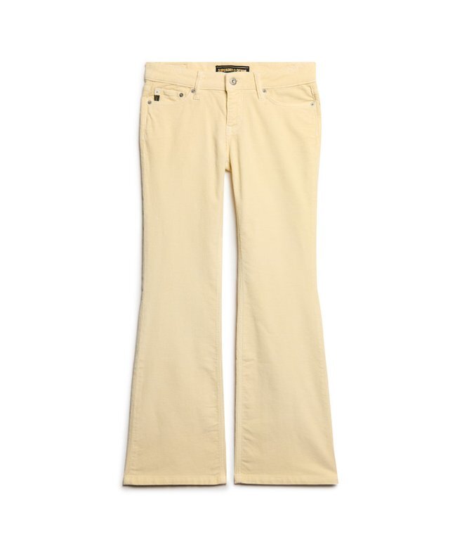 Lågmidjade flare-Jeans i corduroy Lågmidjade flare-Jeans i corduroy