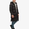 Lång Hooded Puffer kapp