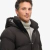 Lång Hooded Puffer kapp