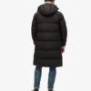 Lång Hooded Puffer kapp