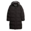Lång Hooded Puffer kapp