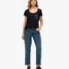Lo-Fi Biker T-shirt med rund hals Lo-Fi Biker T-shirt med rund hals