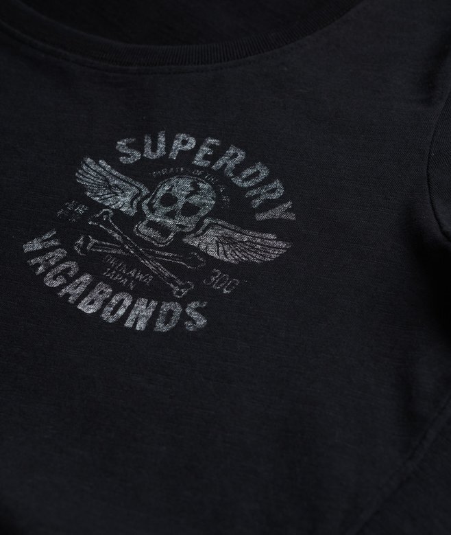 Lo-Fi Biker T-shirt med rund hals Lo-Fi Biker T-shirt med rund hals