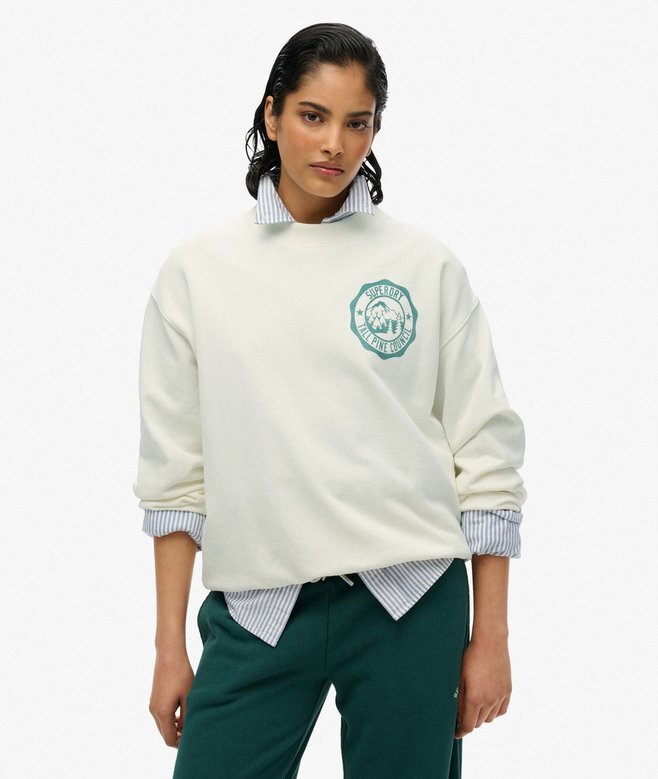 Lo-Fi Outdoor Mono Loose Crew Sweatshirt Lo-Fi Outdoor Mono Loose Crew Sweatshirt
