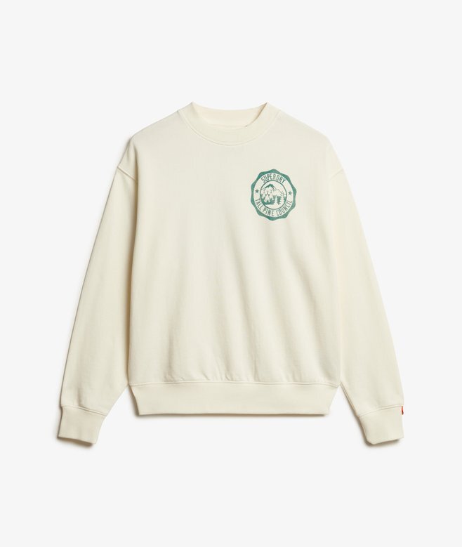 Lo-Fi Outdoor Mono Loose Crew Sweatshirt Lo-Fi Outdoor Mono Loose Crew Sweatshirt