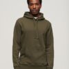 Löst sittande hoodie med mikro-logotyp Löst sittande hoodie med mikro-logotyp