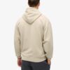 Löst sittande hoodie med mikro-logotyp