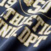 Löst sittande sweatshirt med college-tryck Löst sittande sweatshirt med college-tryck