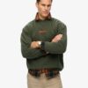 Löst sittande Sweatshirt med mikro-logotyp Löst sittande Sweatshirt med mikro-logotyp