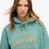 Luxe Metallic Logo Hooded Klänning Luxe Metallic Logo Hooded Klänning