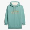 Luxe Metallic Logo Hooded Klänning Luxe Metallic Logo Hooded Klänning