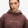 Luxe Metallic Logo Hoodie Klänning