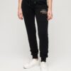 Luxe Metallic Logo Slim Joggerbyxor