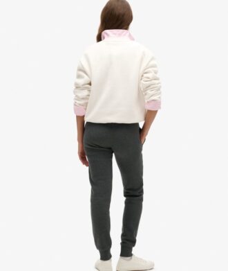 Luxe Metallic Logo Slim Joggerbyxor