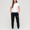 Luxe Metallic Logo Slim Joggerbyxor