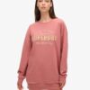 Luxe Metallic Logo Sweat Klänning Luxe Metallic Logo Sweat Klänning