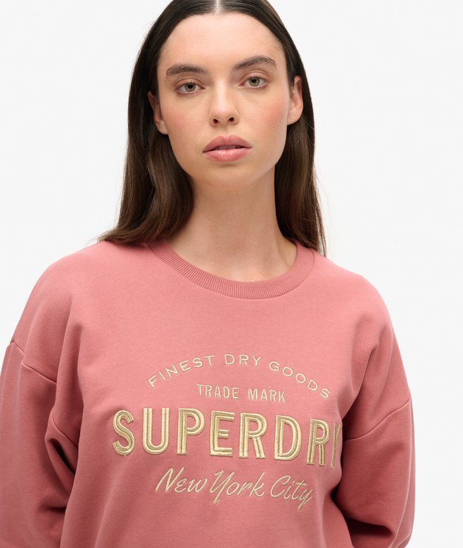 Luxe Metallic Logo Sweat Klänning Luxe Metallic Logo Sweat Klänning