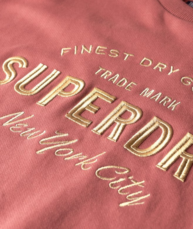 Luxe Metallic Logo Sweat Klänning Luxe Metallic Logo Sweat Klänning