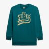 Luxe Metallic Logo Sweat Klänning