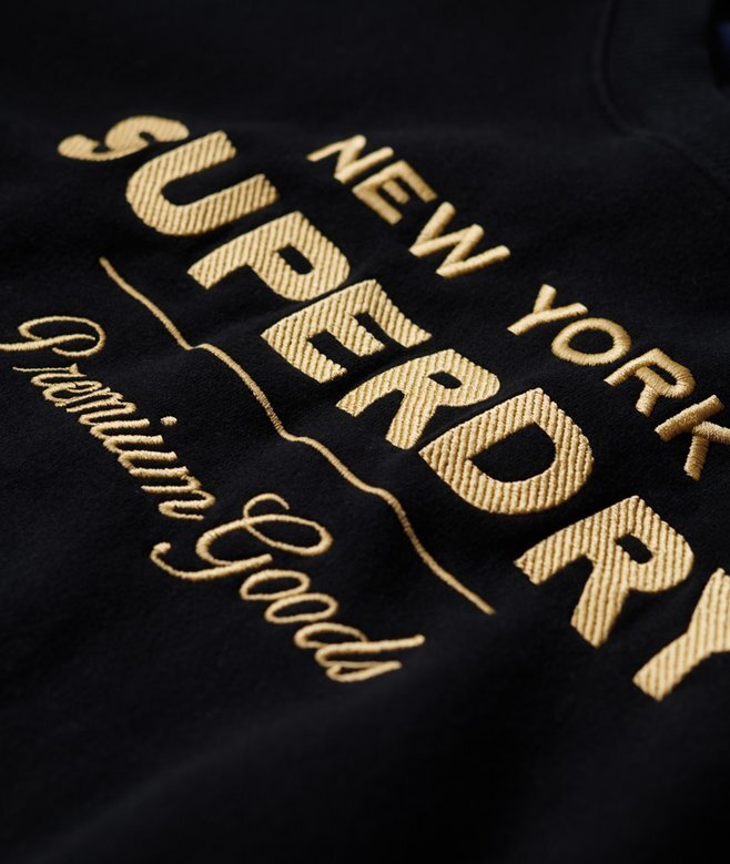 Luxe Metallic Logo Sweatshirt Luxe Metallic Logo Sweatshirt