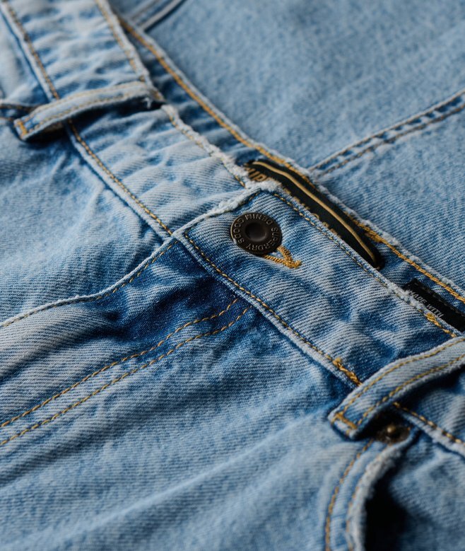 Maxikjol i denim med slits Maxikjol i denim med slits