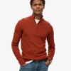 Merino-tröja med halv dragkedja Merino-tröja med halv dragkedja