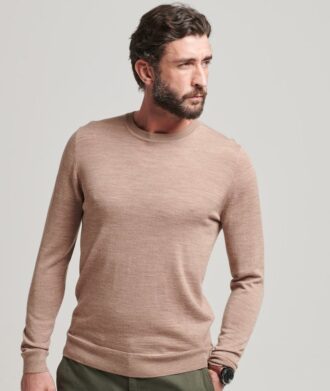 Merino-tröja med rund hals